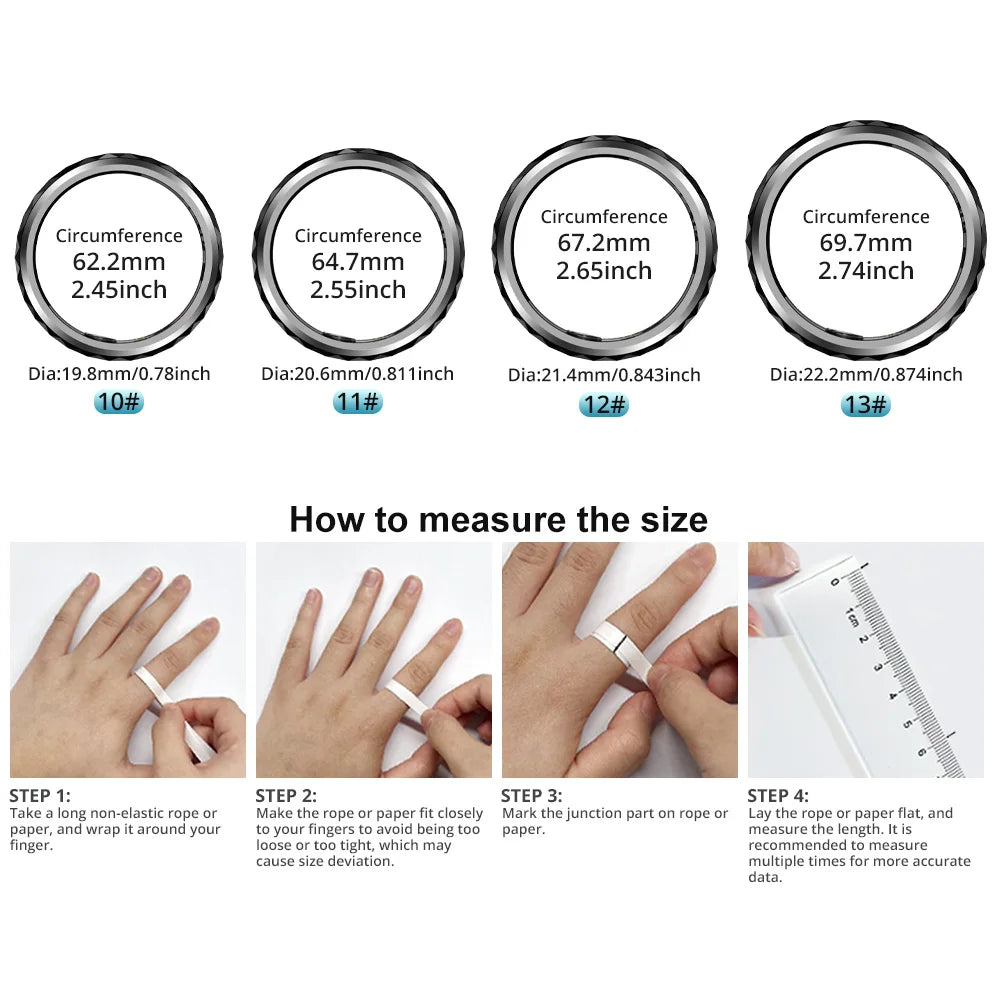 Oxigen Lux™ R11 – Smart Spinner Ring with Sleep & Activity Tracking (Charging Case Included)
